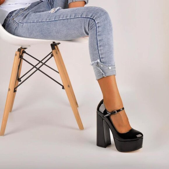 Onlymakers patent leather platform Mary Jane’s - Picture 4 of 4